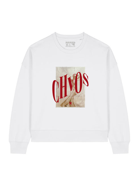 Kastenförmiger Pullover Chaos